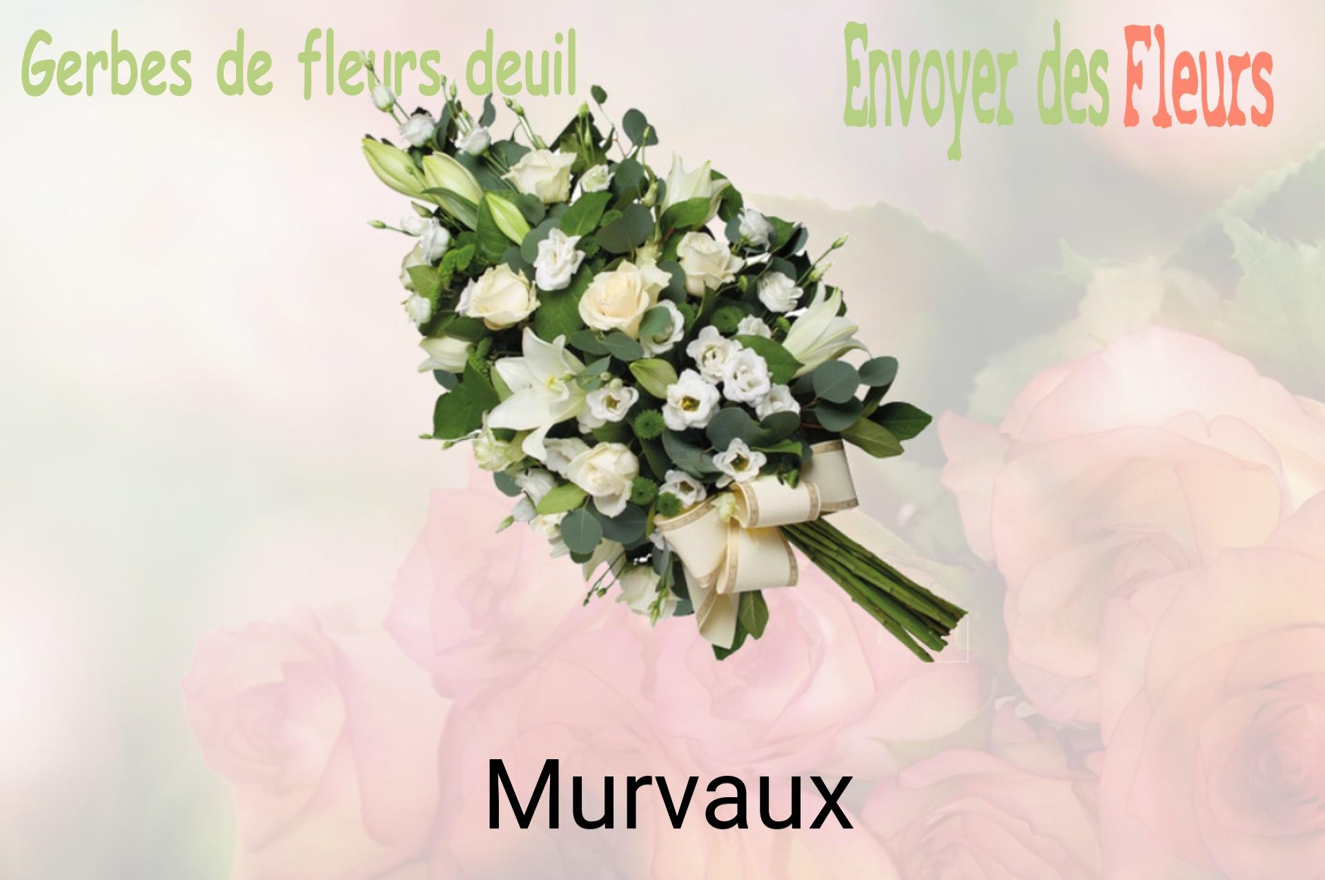 Gerbe de fleurs de deuil livrée à Murvaux